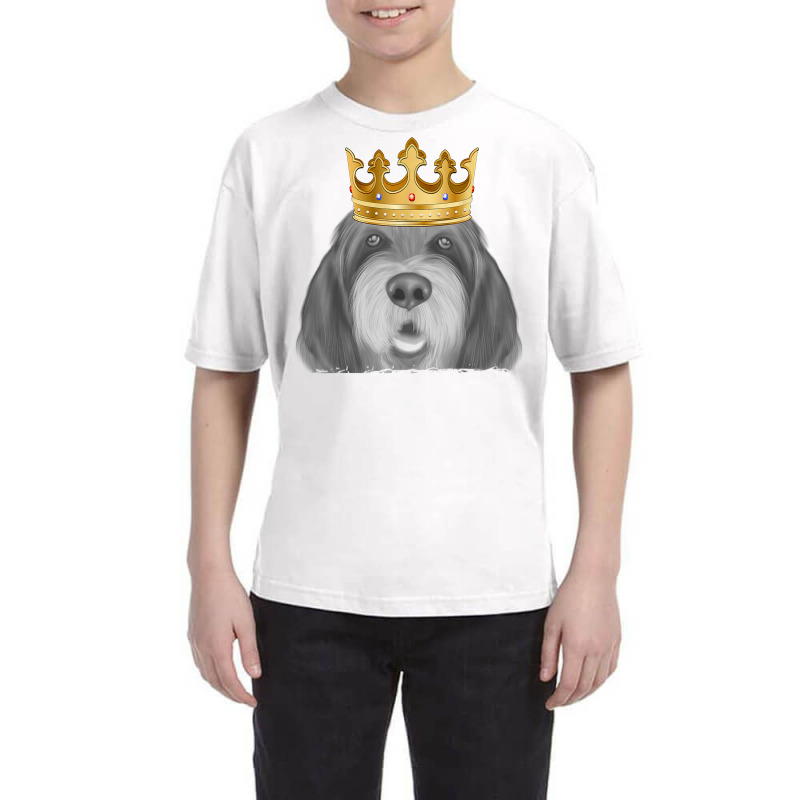 Otterhound Dog Wearing A Crown T Shirt Youth Tee by phillidarsz | Artistshot