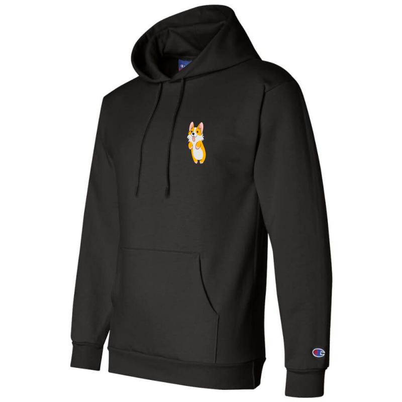 Cute Dog Caressing Me Champion Hoodie | Artistshot