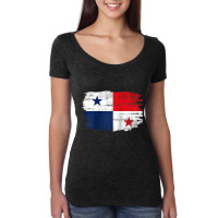 Vintage Panama Flag For Panamanian Gift Raglan Baseball Tee Women's Triblend Scoop T-shirt | Artistshot