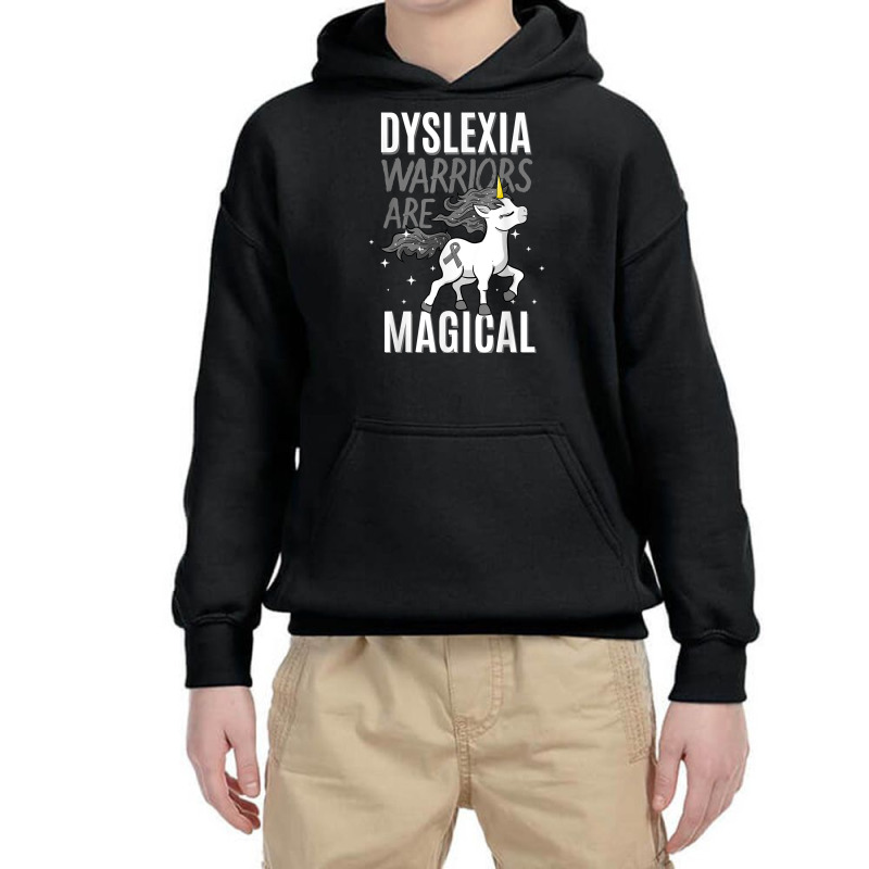 Dyslexia Magical Unicorn Learning Disability Dyslexic Alexia T Shirt Youth Hoodie by cm-arts | Artistshot