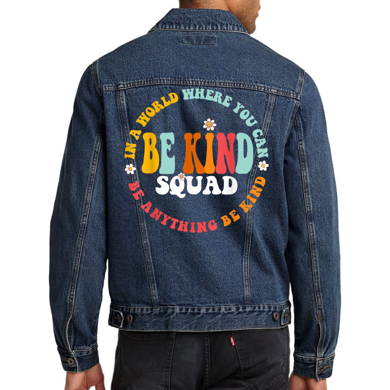 Matching Unity Day Orange Spanish Bilingual Be Kind Squad T Shirt Men Denim Jacket by cm-arts | Artistshot