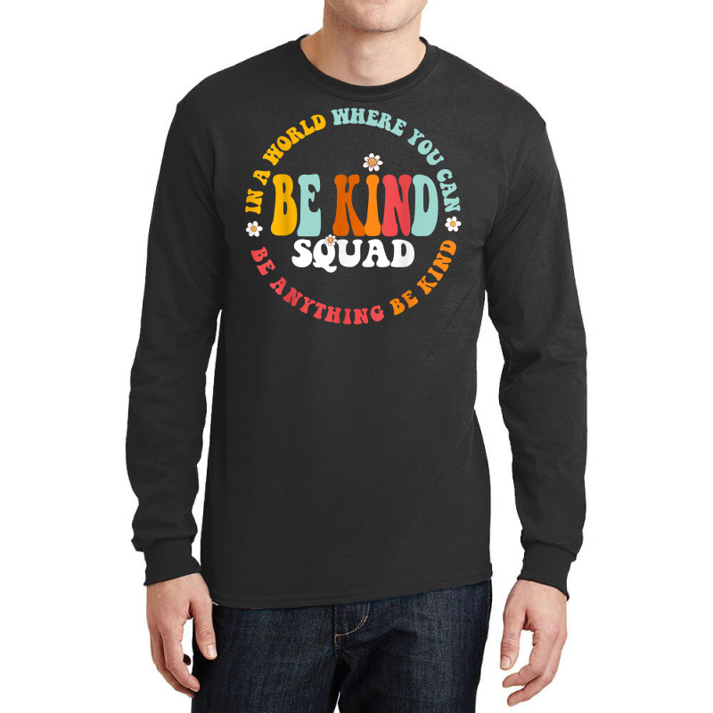 Matching Unity Day Orange Spanish Bilingual Be Kind Squad T Shirt Long Sleeve Shirts by cm-arts | Artistshot