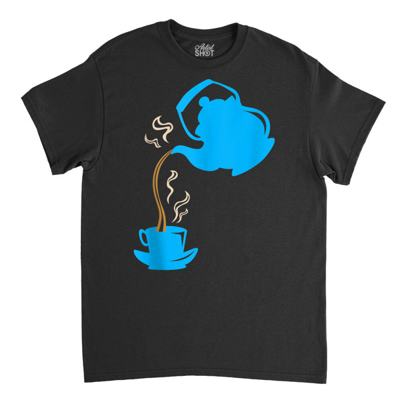 Tea Pot Aromatic Beverage Drinking Tea Drinker Tank Top Classic T-shirt by cm-arts | Artistshot