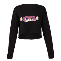 Cool Anime Eyes Anime Lover Print Novel Cropped Sweater | Artistshot