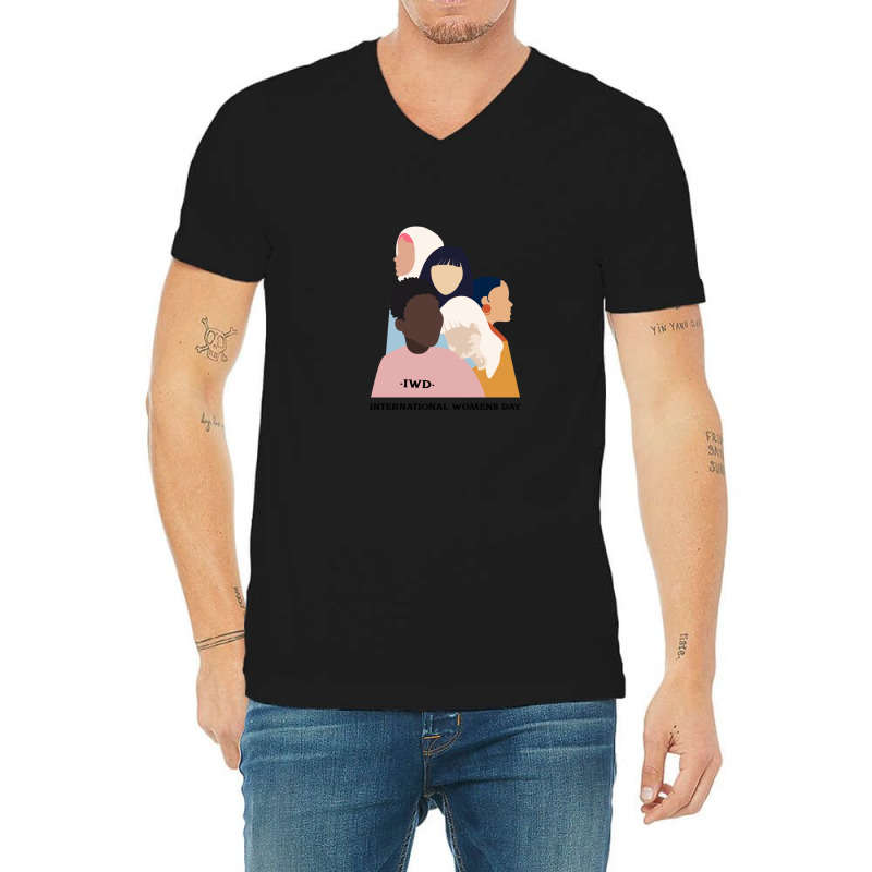 International Womens Day 2021 Iwd Ethnicity Fight For Equality V-Neck Tee by GregoryHaverstock | Artistshot