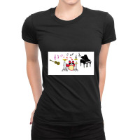 Music Instruments 1 Ladies Fitted T-shirt | Artistshot