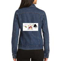 Music Instruments 1 Ladies Denim Jacket | Artistshot