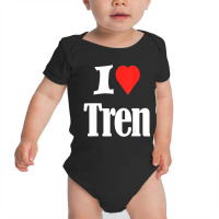 I Heart Love Tren Design, Workout Quote Baby Bodysuit | Artistshot