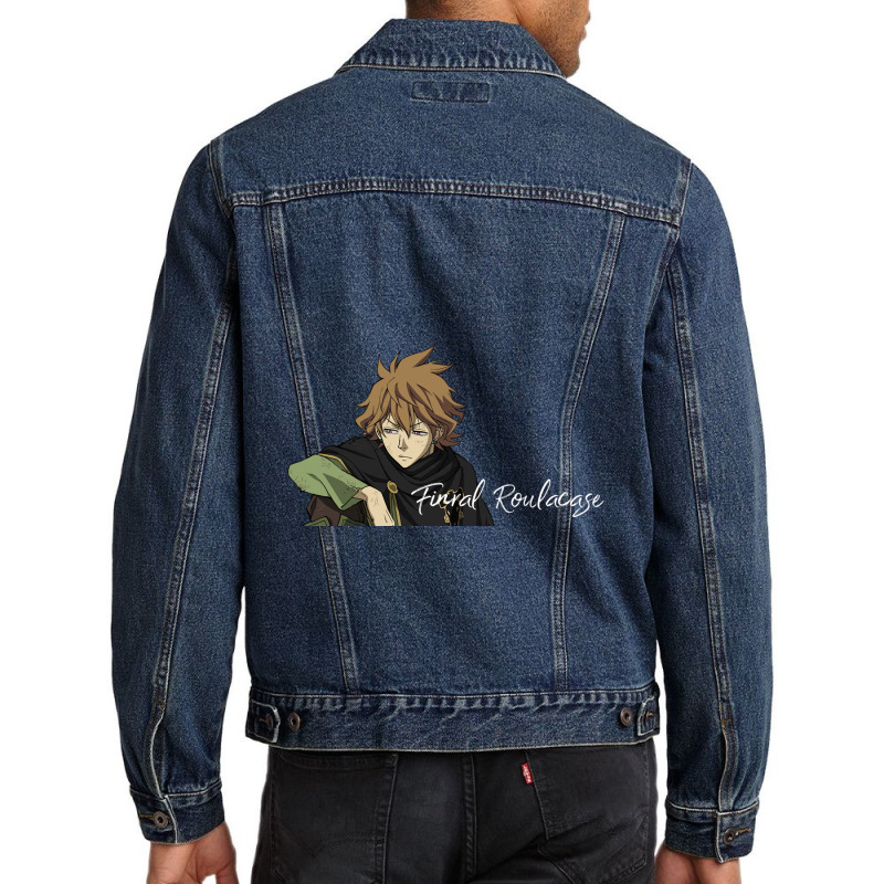 Clover Room Magic Roulacase Men Denim Jacket by AbeCRhoads | Artistshot