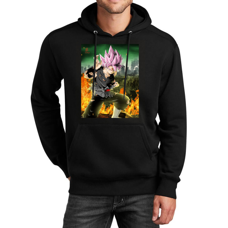 Black Goku Super Saiyan Rosé Dragonball Super.png Unisex Hoodie by ardylanda | Artistshot