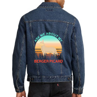 Berger Picard   Ask Me About My Berger Picard Men Denim Jacket | Artistshot