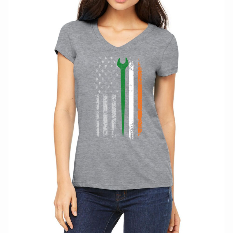 Irish Iron Worker Women's V-Neck T-Shirt by QuangXanthos | Artistshot