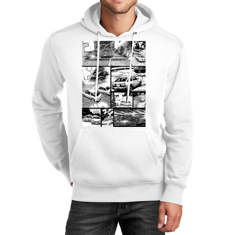 Initial D  Racing - Manga Wall Design (version 2) Unisex Hoodie | Artistshot