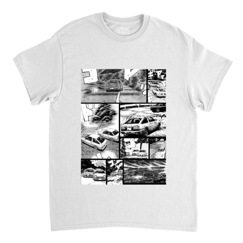 Initial D  Racing - Manga Wall Design (version 2) Classic T-shirt | Artistshot