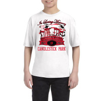 In Loving Memory Of Candlestick Park San Francisco Tank Top Youth Tee | Artistshot