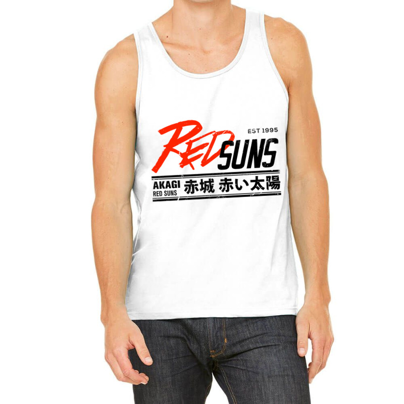 Initial D - Redsuns Tee (black) Tank Top | Artistshot