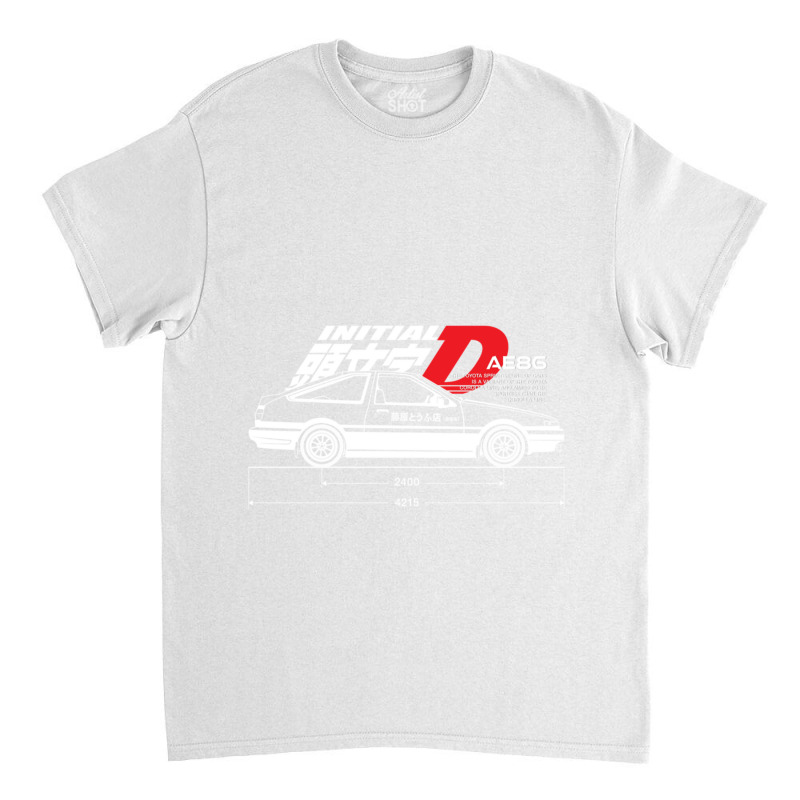 Initial D (side View) Black Classic T-shirt | Artistshot