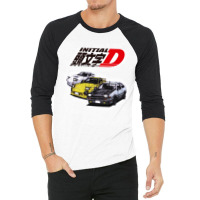 Initial D Ae86 _ Rx7 Sketch 3/4 Sleeve Shirt | Artistshot