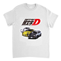 Initial D Ae86 _ Rx7 Sketch Classic T-shirt | Artistshot