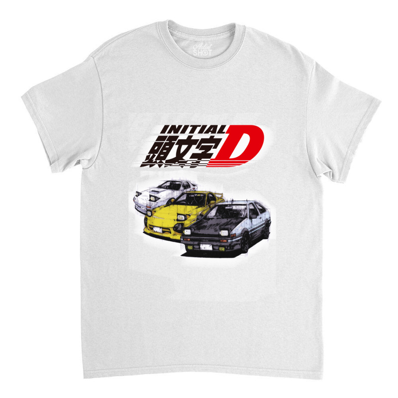 Initial D Ae86 _ Rx7 Sketch Classic T-shirt | Artistshot