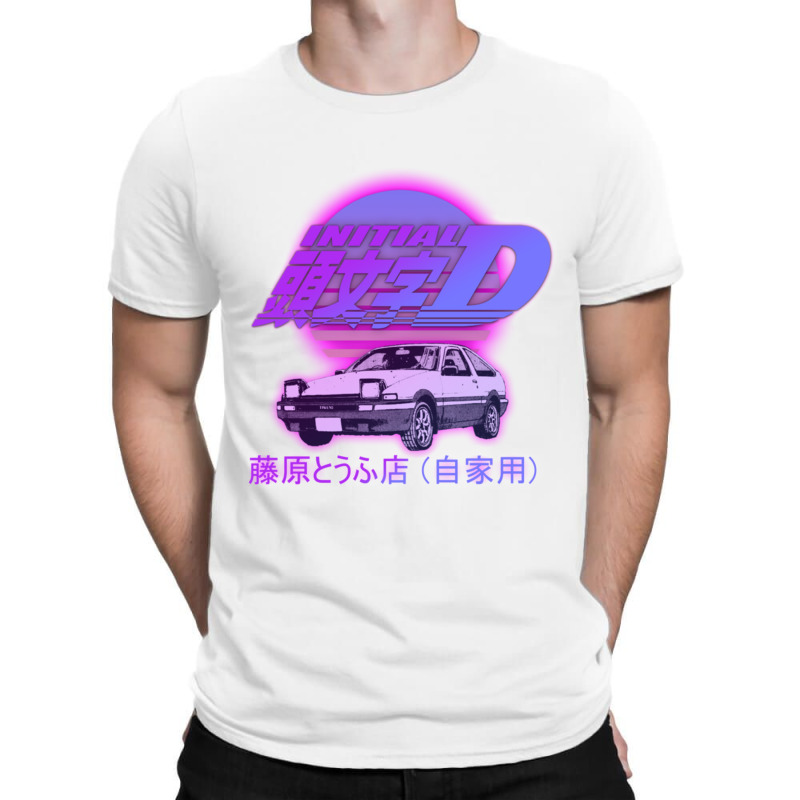 Initial D Ae86 Retro Synthwave T-shirt | Artistshot