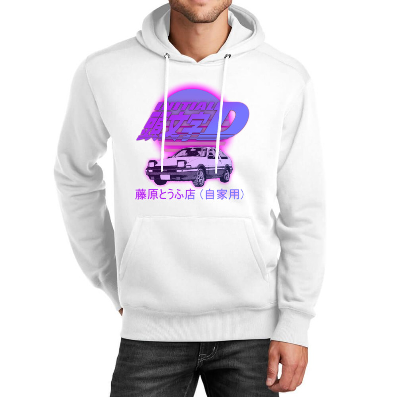 Initial D Ae86 Retro Synthwave Unisex Hoodie | Artistshot