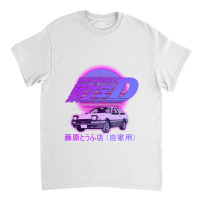 Initial D Ae86 Retro Synthwave Classic T-shirt | Artistshot