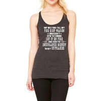 Not Only Did I Fall Off The Diet Wagon I Dragged It Into The T Shirt Racerback Tank | Artistshot