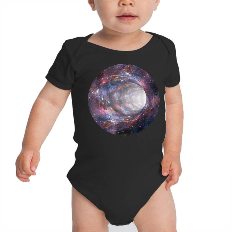 Galaxy Portal To The Universe   Time Travel Space Wormhole T Shirt Baby Bodysuit by cm-arts | Artistshot