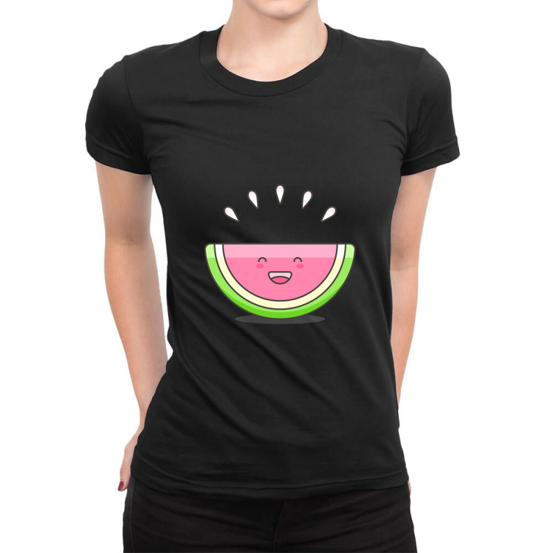 Cute Watermelon Ladies Fitted T-shirt | Artistshot