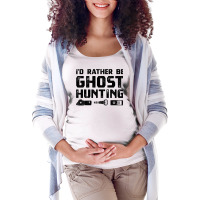 Funny Ghost Investigator  Paranormal Hunt Tee Apparel Maternity Scoop Neck T-shirt | Artistshot