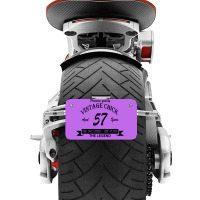 Wintage Chick 57 Motorcycle License Plate | Artistshot