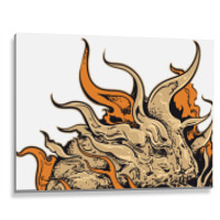 Skull Metal Print Horizontal | Artistshot