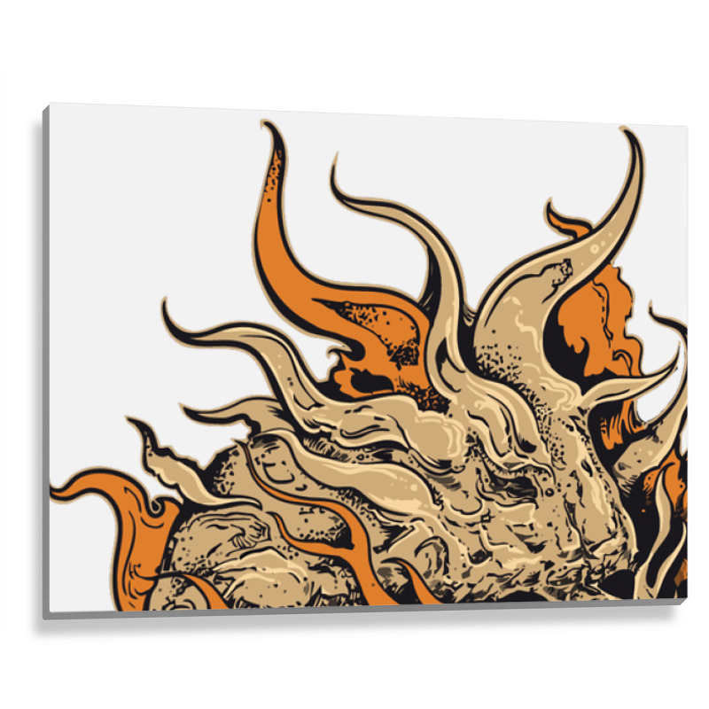 Skull Metal Print Horizontal | Artistshot