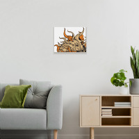 Skull Metal Print Horizontal | Artistshot