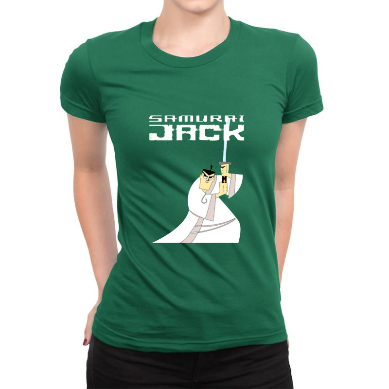 Samurai Jack Ladies Fitted T-Shirt by nellbennetts | Artistshot