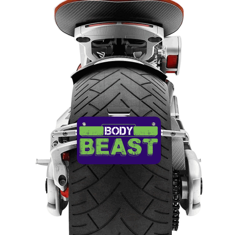 Body Beast Motorcycle License Plate | Artistshot