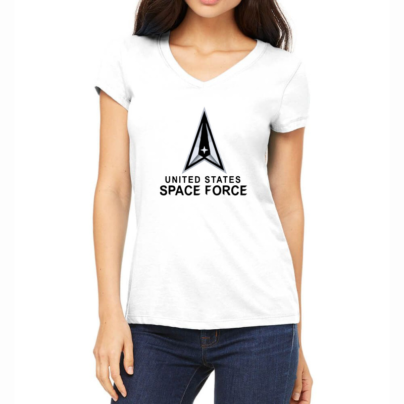 United States Space Force Women's V-Neck T-Shirt by cm-arts | Artistshot