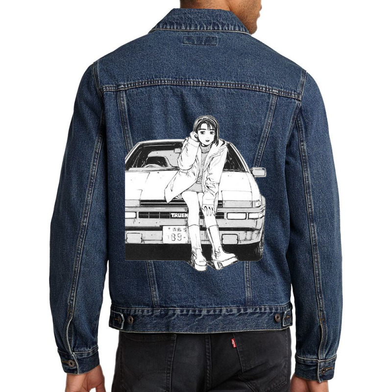 Initial D Natsuki Drift Touge Anime Eurobeat Men Denim Jacket | Artistshot