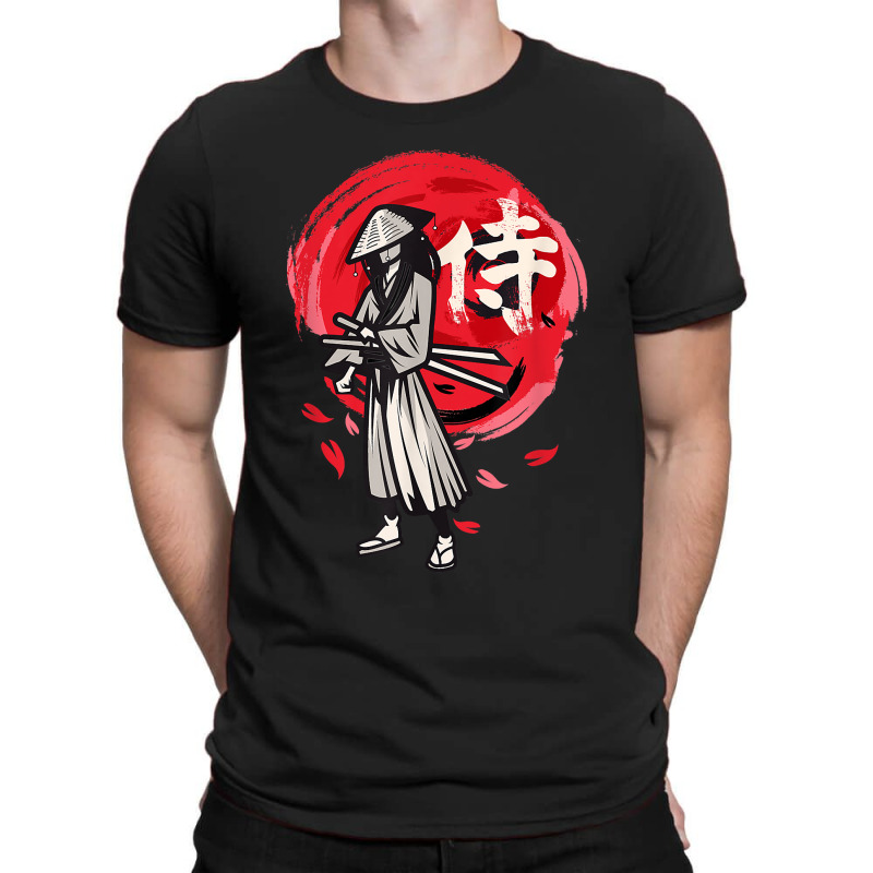 Retro Japanese Warrior Samurai Japan Writing Gift Men Women T-shirt | Artistshot