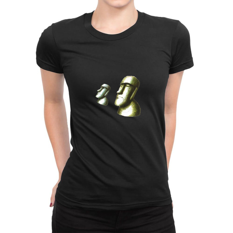 Easter Island Heads - Concept Ladies Fitted T-shirt | Artistshot