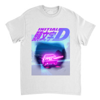 Initial D Neon Light Ae86 Classic T-shirt | Artistshot