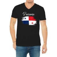 Panama Flag Tshirt, Panamanian Tshirt, Panama Flag For Women T Shirt V-neck Tee | Artistshot