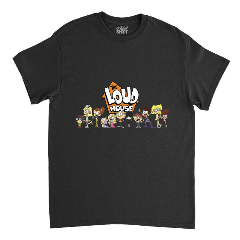 The Loud House Cast In A Row Classic T-shirt by cm-arts | Artistshot