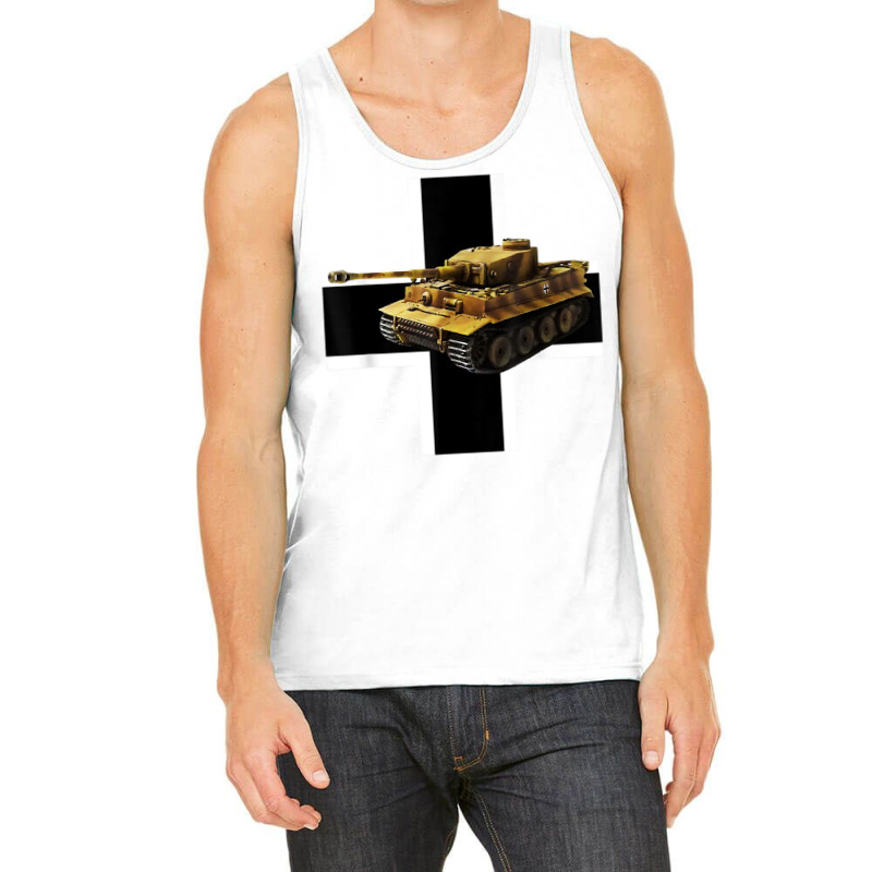 World War 2 German Tank Panzer Tiger I Wwii Historic Idea T Shirt Tank Top by cm-arts | Artistshot