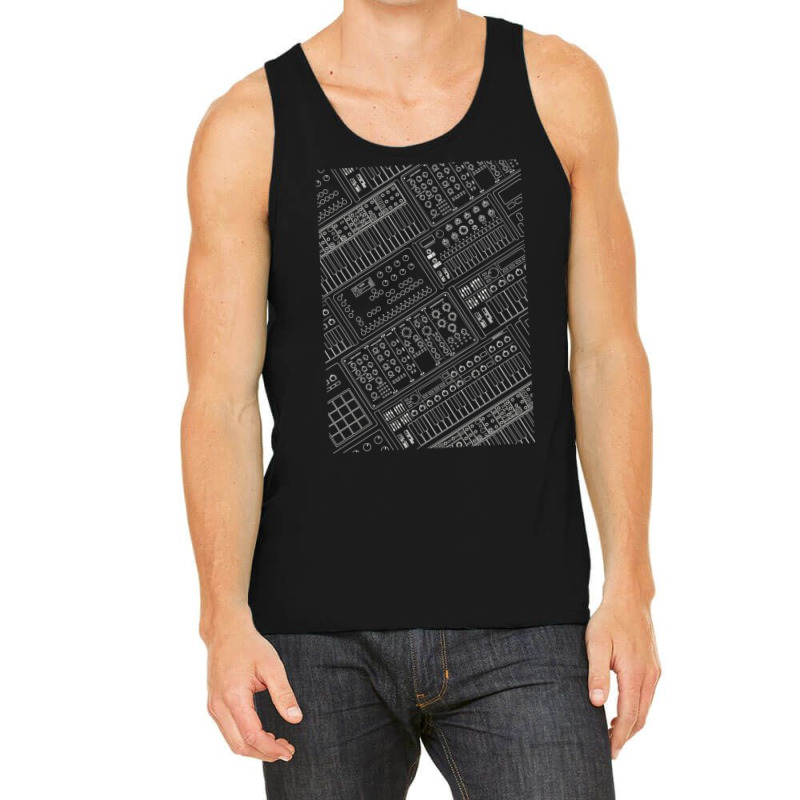 Electronic Music Producer And Synthesizer Lover Tank Top | Artistshot