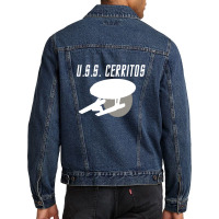 Uss Cerritos Men Denim Jacket | Artistshot