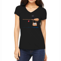 Studio Delivery Service Jiji Black Cat Anime 1 T Shirt Women's V-neck T-shirt | Artistshot