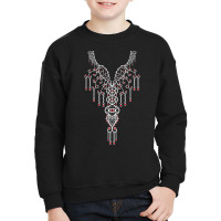 Oriental Ethnic Colorful Geometric Embroidery Pattern T Shirt Youth Sweatshirt | Artistshot