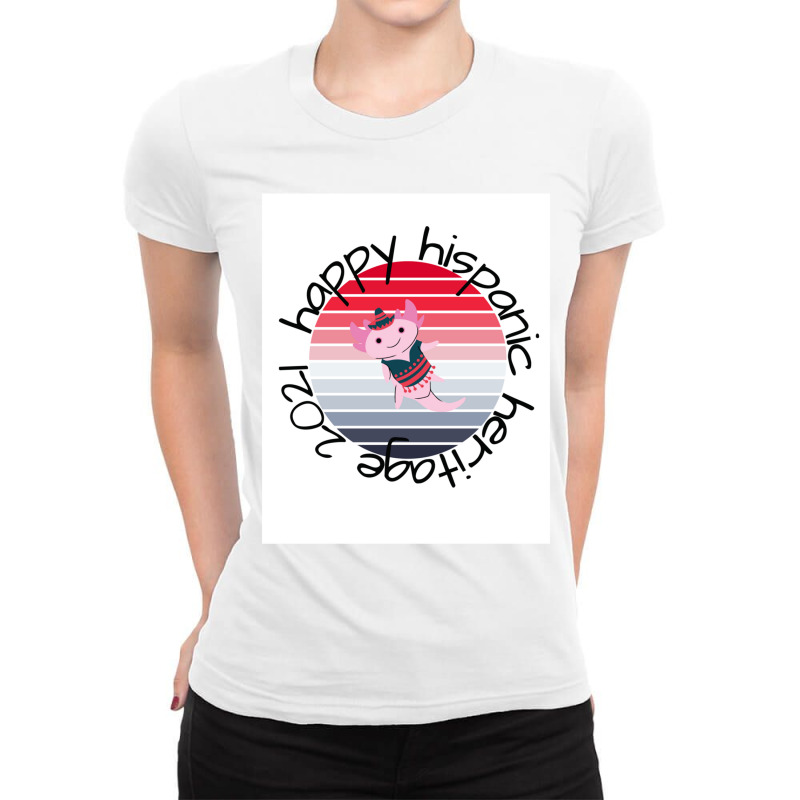 Happy Hispanic Heritage Month Ladies Fitted T-Shirt by JENNYKISS | Artistshot